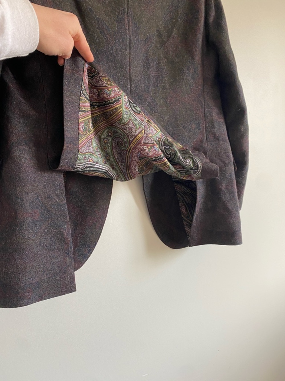 ETRO Paisley Wool–Silk Blazer | Made in Italy - Picture 13 of 15